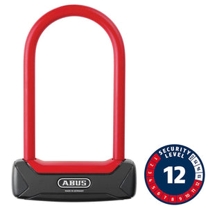 Abus U-Lock 150X83mm / Red Abus Granit Plus 640 U-Lock Key 12mm 8.30cm