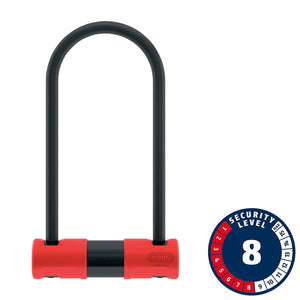 Abus U-Lock 170X230mm (6.7''X9'') / Black / USH Abus 440A Alarm U-Lock Key 150x160mm 5.9''x6.3'' Thickness in mm: 12mm Black