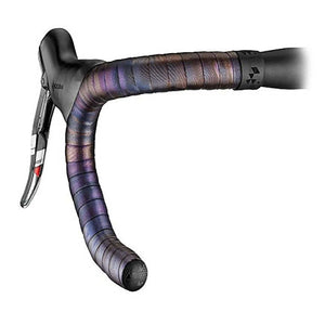 Ciclovation Grips & tape Ciclovation Halo Touch Handlebar Tape, Irradiant Violet w/Blk Plug