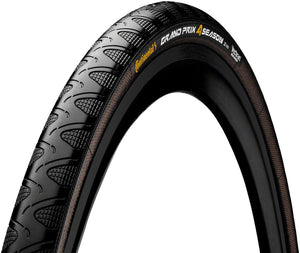 Continental Tires Continental Grand Prix 4-Season Tire - 700 x 25 Clincher Folding BLK Vectran Breaker DuraSkin