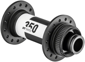 DT Swiss Front Hub DT Swiss 350 Front Hub - 15 x 100mm Center-Lock Black 28H