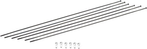 DT Swiss Spokes DT Swiss ARC 1100 DiCut 48 Spoke Kit: Front and Rear Black