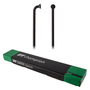 Dt swiss Spokes Dt swiss Champion J-Bend 2.0 (14G) 283mm Box of 100 Black No