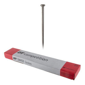 Dt swiss Spokes Dt swiss Competition Straight Pull Straight Pull 2.0/1.8/2.0 298mm Box of 100 Silver No