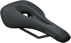 Ergon Saddles Medium/Large Ergon SMS Comp Saddle - TiNox SL, Black, Men's
