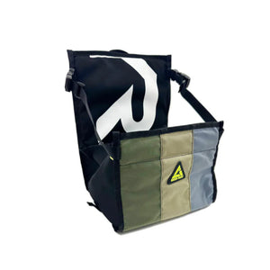 Green Guru Panniers Green Guru Freerider 31L Pannier - Green, Beige, Light Brown