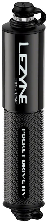 Lezyne Frame Pump Lezyne Pocket Drive HV Frame Pump - Gloss Black
