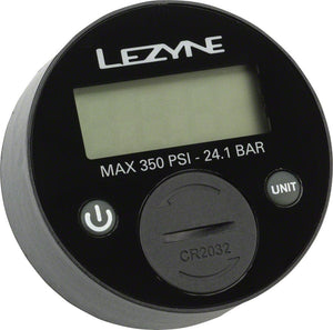 Lezyne Pump Parts Lezyne 350psi Digital 2.5" Gauge for all floor pumps