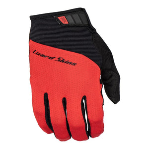 Lizard Skins Full Finger Gloves Lizard Skins Monitor Traverse Full Finger Gloves Crimson Red M Pair