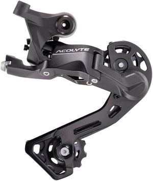 microSHIFT Rear Derailleurs microSHIFT Acolyte Rear Derailleur - 8 Speed Medium Cage Black
