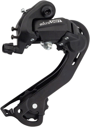 microSHIFT Rear Derailleurs microSHIFT M21 Rear Derailleur - 6/7 Speed Long Cage Black