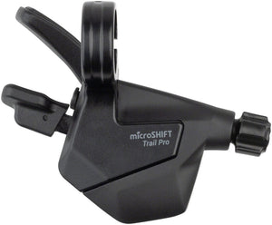 microSHIFT Shifters microSHIFT ADVENT X Trail Trigger Pro E-Bike Right Shifter - 1x10 Speed Single Click Thumb Pad ADVENT X Compatible Only