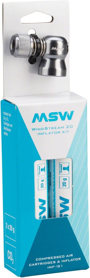 MSW CO2 Inflators/Cartridges Yes MSW Windstream Push Inflator