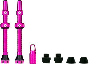 Muc-Off Tubeless Valves Muc-Off V2 Tubeless Valve Kit - Pink 44mm Pair