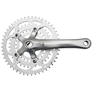 New Albion Cycles Cranksets and Arms New Albion Cycles XDT Crankset 26/36/48t 170mm - Silver