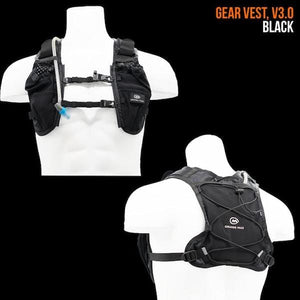 Orange Mud Backpack Orange Mud Gear Vest 1L/35oz Black 3.0