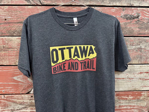 Ottawa Bike and Trail Shop Merch Black / X-Small Logo T-Shirt Short Sleeve Unisex