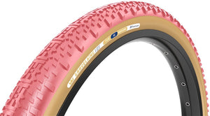 Panaracer Tires Panaracer GravelKing X1 Tire - 700 x 50 Tubeless Folding Sakura/Brown