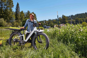 Rad Power e-Bikes Steelhead Green / Step-Thru Rad Power RadRover 6 Plus Fat Tire  E-Bike Step-Through