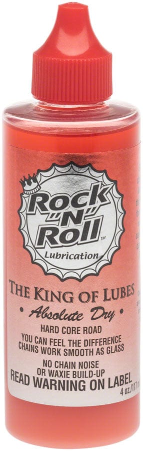 Rock-N-Roll LubeCleaning Rock-N-Roll Absolute Dry Bike Chain Lube - 4oz, Drip