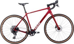 Salsa All-Road Bike Salsa Flyway C Apex Eagle AXS 12 Bike - 700c Carbon Canyon Red Medium/Large