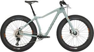 Salsa Fat Bike Small Salsa Heyday! C Deore 12 Fat Tire Bike - 26", Carbon, Gray
