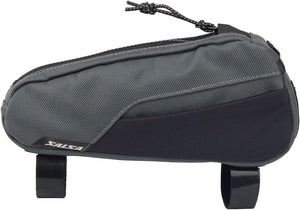 Salsa Top Tube & Down Tube Packs Small Salsa EXP-R Series Trillium Top Tube Bag - Gray
