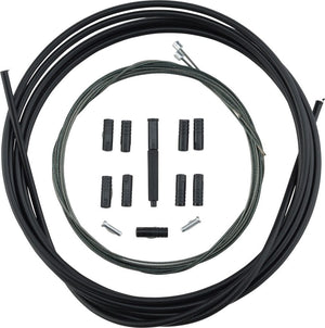 Shimano Cables and Housing Shimano MTB Optislick Derailleur Cable and Housing Set Black