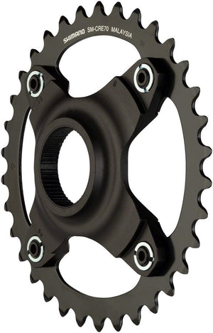 Shimano Chainrings Shimano STEPS SM-CRE70-B Chainringout Chainguide 53mm Boost Chainline 34t