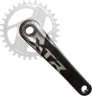 Shimano Cranksets and Arms 165Mm Shimano XTR FC-9220 Enduro Crankset - 12-Speed, 1x, Direct Mount, Hollowtech II, Crankarms