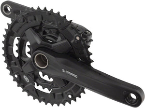 Shimano Cranksets and Arms 170Mm / 40/30/22T Shimano FC-MT210-3 Crankset - 9-Speed, Riveted 50mm Chainline, Black