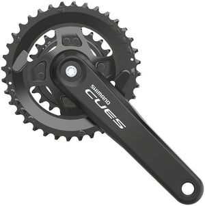 Shimano Cranksets and Arms 175Mm / 36/22T Shimano CUES FC-U4000-2 Crankset - 9/10/11-Speed, Riveted Square Taper JIS Spindle Interface, Black