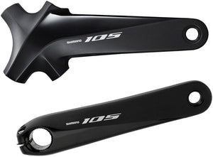 Shimano Cranksets and Arms 175Mm Shimano 105 FC-R7000 Crankset - 11-Speed W/O Rings 110 BCD Hollowtech Crank Arms, Black