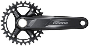 Shimano Cranksets and Arms Shimano Deore FC-M5100-1 Crankset - 175mm 10/11-Speed 32t 96 BCD Hollowtech II Spindle Interface BLK