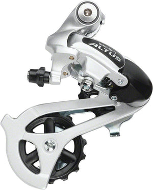 Shimano Rear Derailleurs Silver Shimano Altus RD-M310 Rear Derailleur - 78 Speed Long Cage Silver