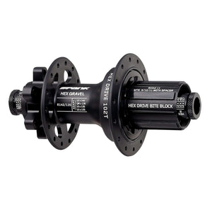 Spank Hubs Spank HEX Gravel 6B Disc Rear Hub 28h 12x142mm HG Road