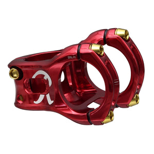 Spank Stems Spank Split 35 Rainier Beer Stem Red with Gold Top Capc