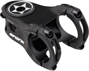 Spank Stems Spank Split Stem - 38mm 31.8 Clamp +/-0 1 1/8" Aluminum Black