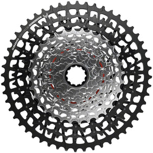 SRAM Cassettes and Cogs Black/Silver SRAM GX Eagle T-Type XS-1275 Cassette - 12-Speed, 10-52t, For XD Driver