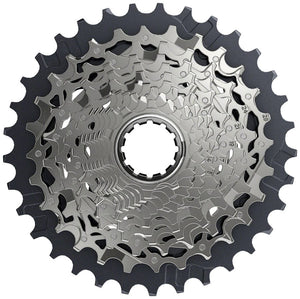 SRAM Cassettes and Cogs SRAM Force AXS XG-1270 Cassette - 12-Speed 10-33t Silver For XDR Driver Body D1