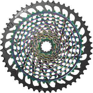 SRAM Cassettes and Cogs SRAM XG-1299 Eagle Cassette - 12-Speed 10-52t For XD Driver Rainbow C1