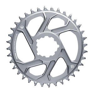 SRAM Chainrings SRAM X-SYNC 2 X01 Eagle Polar Grey Chainring Teeth: 36 Speed: 12 BCD: Direct Mount Single Alloy Offset 6mm Grey
