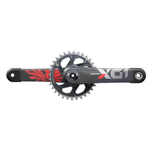 SRAM Cranksets and Arms SRAM X01 Eagle DUB C3 Crankset Speed: 11/12 Spindle: 28.99mm BCD: Direct Mount 32 DUB 175mm Red MTB