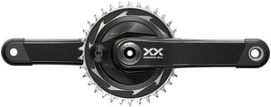 SRAM Cranksets and Arms SRAM XX SL Eagle T-Type AXS Power Meter Crankset - 170mm 12-Speed 34t Chainring DM Thread Mount DUB Spindle Interface BLK