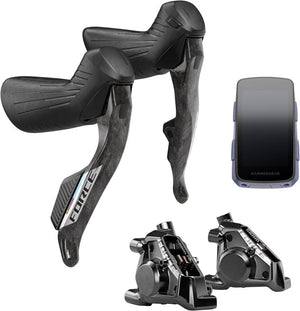 SRAM Group Kits SRAM Force eTap AXS Upgrade Kit - Right Left HRD Shift/Brake Levers Flat Mount Calipers Hammerhead Karoo Force Color Edition E1