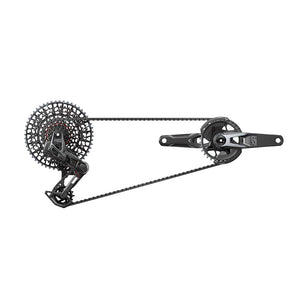 SRAM Group Kits SRAM X0 T-Type Eagle V2 AXS Groupset 165mm Black