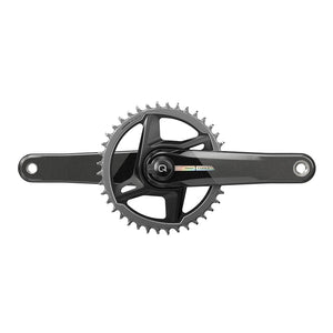 SRAM Power Meter Cranksets SRAM Force D2 1x Power Meter Crankset Speed: 12 Spindle: 28.99mm BCD: Direct Mount 40 DUB 172.5mm Black Road Disc