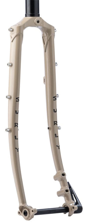 Surly Cyclocross/Hybrid Fork Surly Disc Trucker Fork - 700c 1-1/8" Straight 100x12 mm Thru-Axle Steel Disc Grandpa's Khakis
