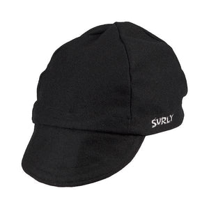 Surly Hats Surly Wool Cycling Cap: Black SM/MD