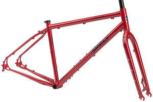 Surly Touring Frames Surly Bridge Club Frameset - 27.5" Steel Lingering Cranberry X-Small